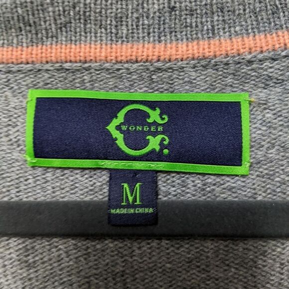 C. WONDER Pocket Hearts Long Cardigan M - Picture 3 of 6